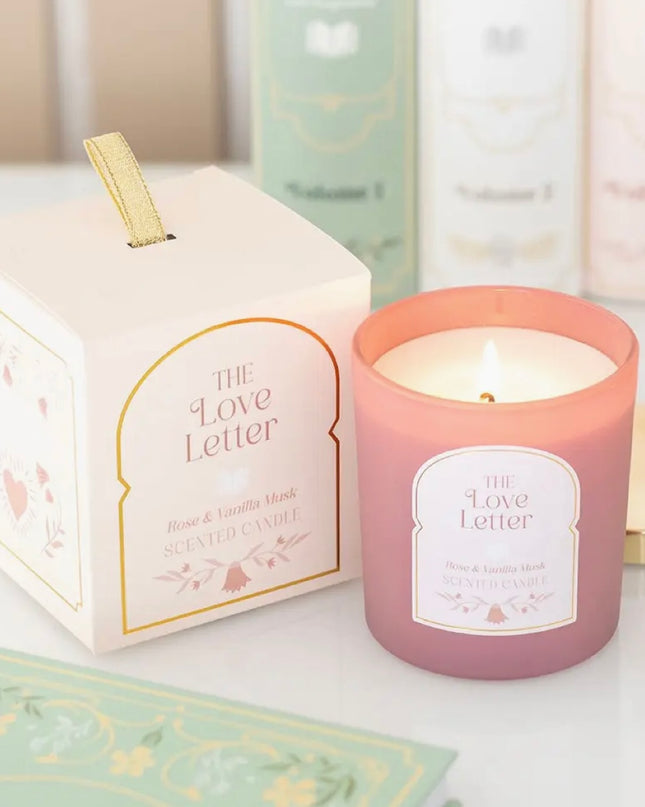 The Love Letter Rose & Vanilla Musk Candle