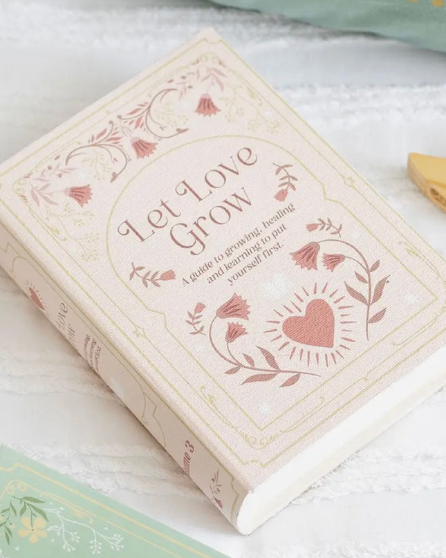 Pink Book Shaped Storage Box