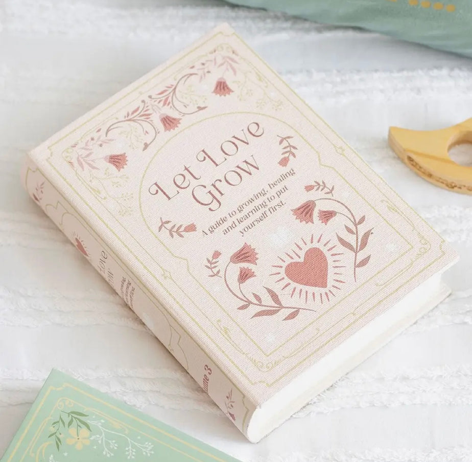 Pink Book Shaped Storage Box