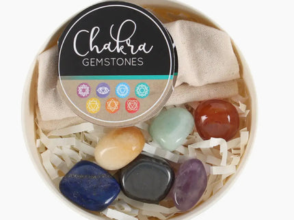 Chakra-Edelstein-Kristallheilungs-Geschenkset