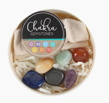 Chakra Gemstone Crystal Healing Gift Set