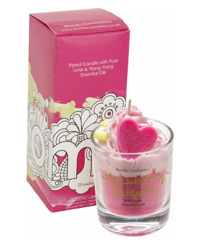 Strawberry Daiquiri Piped Candle