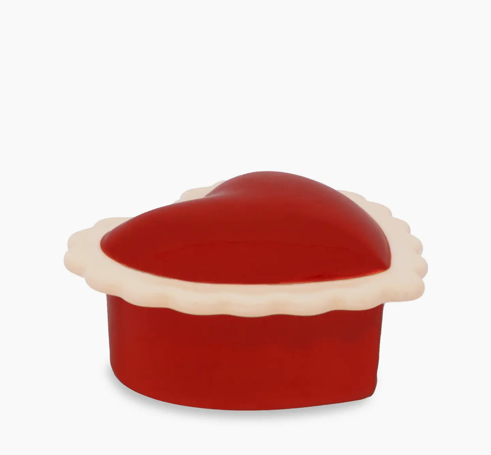 Ceramic Heart Trinket Box