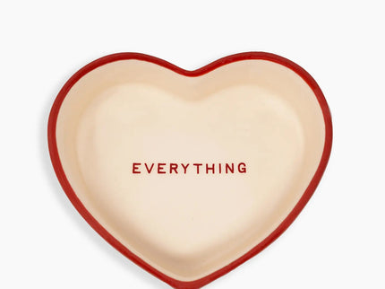 Ceramic Heart Trinket Box
