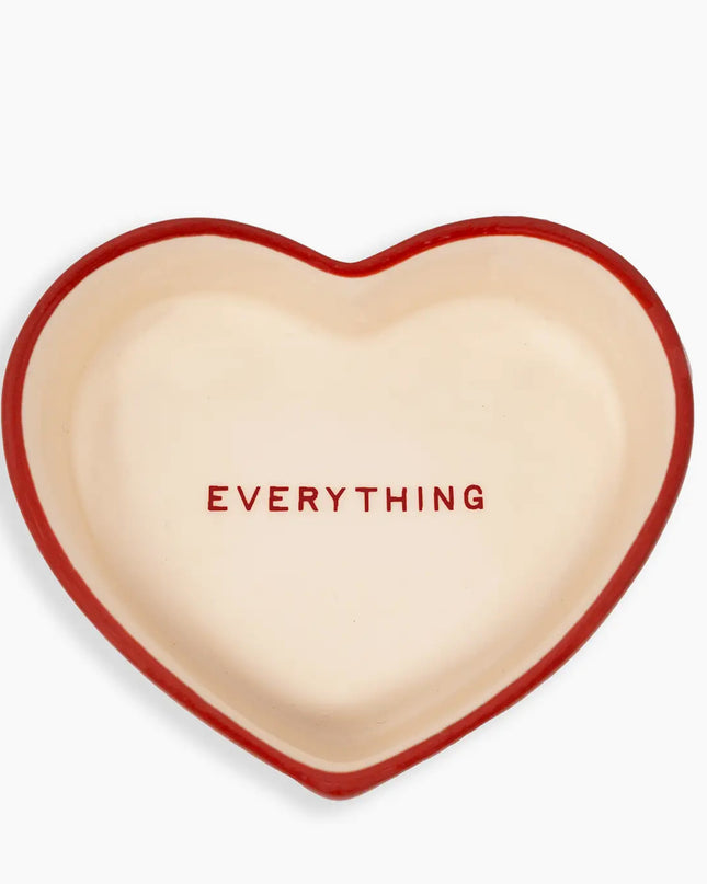 Ceramic Heart Trinket Box