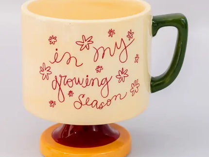 Short Ceramic Mug, In My Growing Season