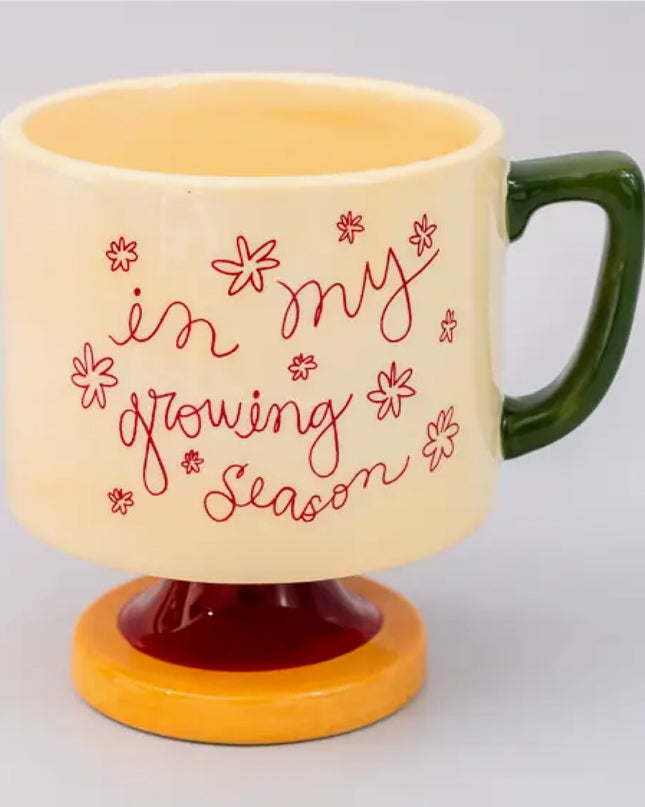 Short Ceramic Mug, In My Growing Season