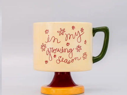 Short Ceramic Mug, In My Growing Season