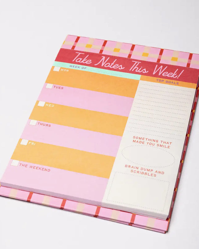 Week To Week Desk Planner