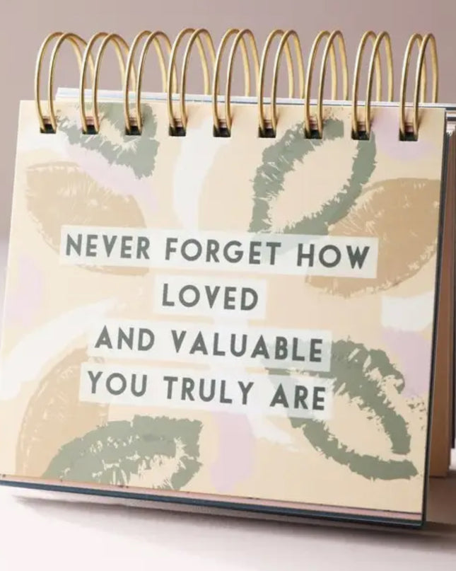 Floral Weekly Positivity Flip Chart