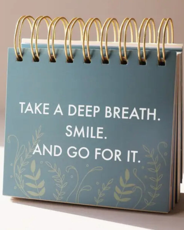 Floral Weekly Positivity Flip Chart