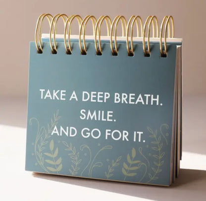 Floral Weekly Positivity Flip Chart