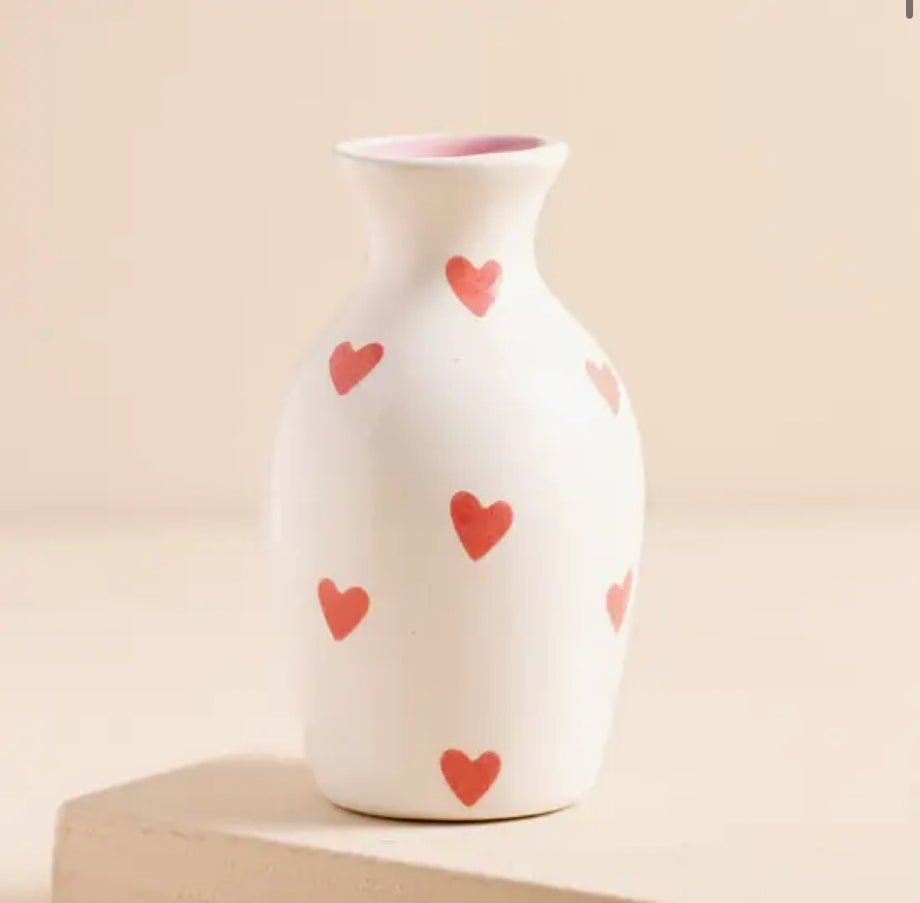 Heart Tiny Bud Vase