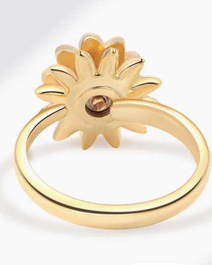 Daisy Flower Fidget Spinner Ring