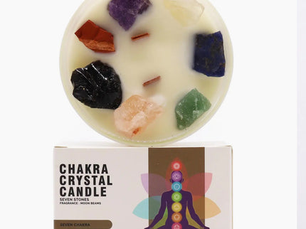 Chakra-Kristallkerze