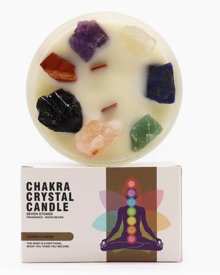 Chakra Crystal Candle