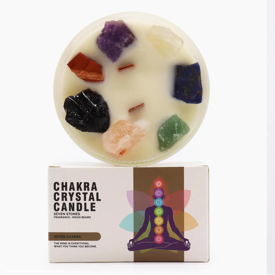 Chakra Crystal Candle