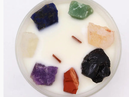 Chakra-Kristallkerze