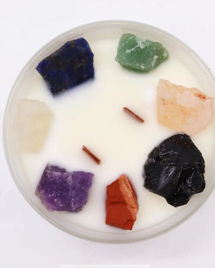 Chakra Crystal Candle