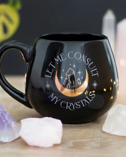 Let Me Consult My Crystals Rounded Mug
