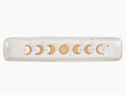 Moon Phase Ceramic Incense Tray