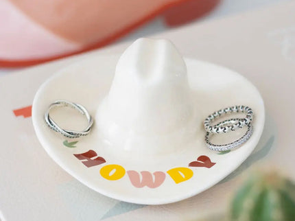 Howdy Cowboy Hat Trinket Dish