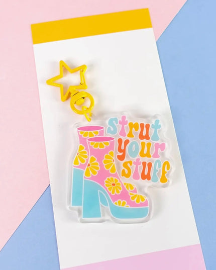 Strut Your Stuff Keyring