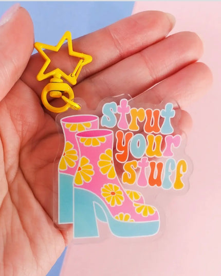 Strut Your Stuff Keyring