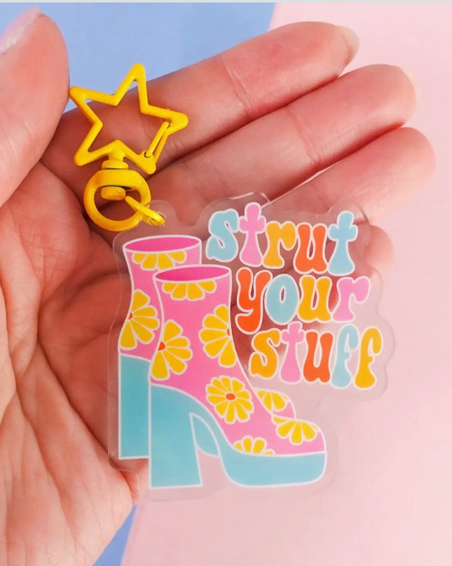 Strut Your Stuff Keyring