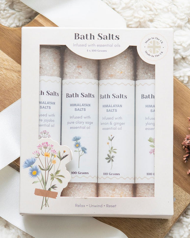 Floral Bath Salts Gift Set