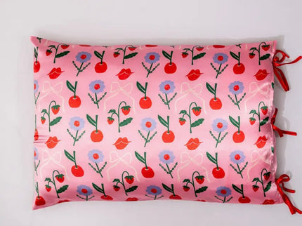 Pillow Case Set, Cherry Lips