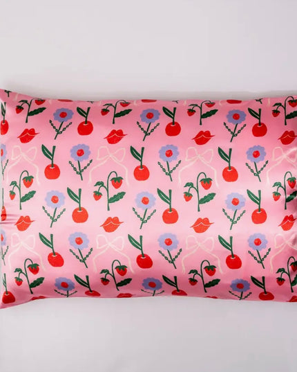 Pillow Case Set, Cherry Lips