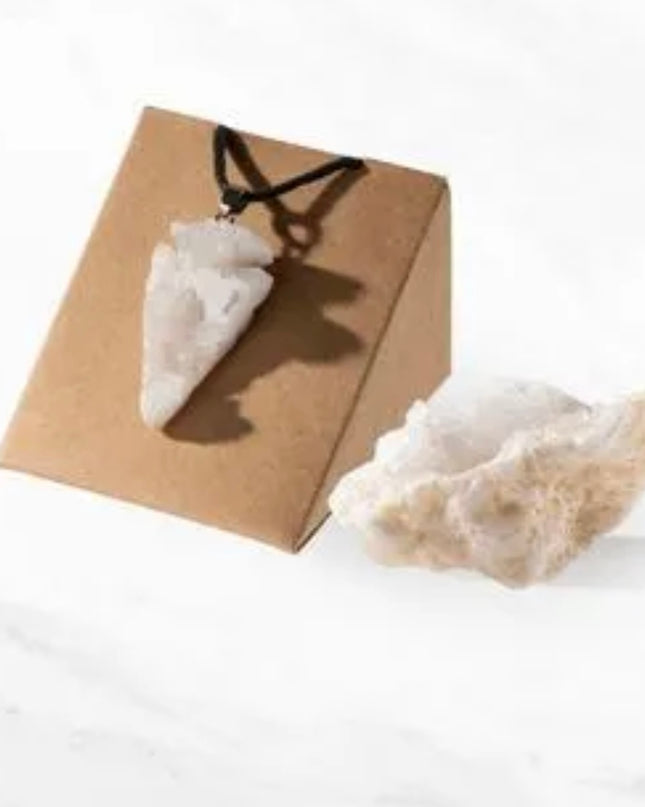 Geode Gift Set - Clear Quartz