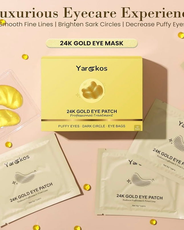24k gold under eye mask