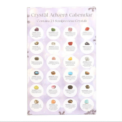 Crystal Advent Calendar Serenity healing gifts