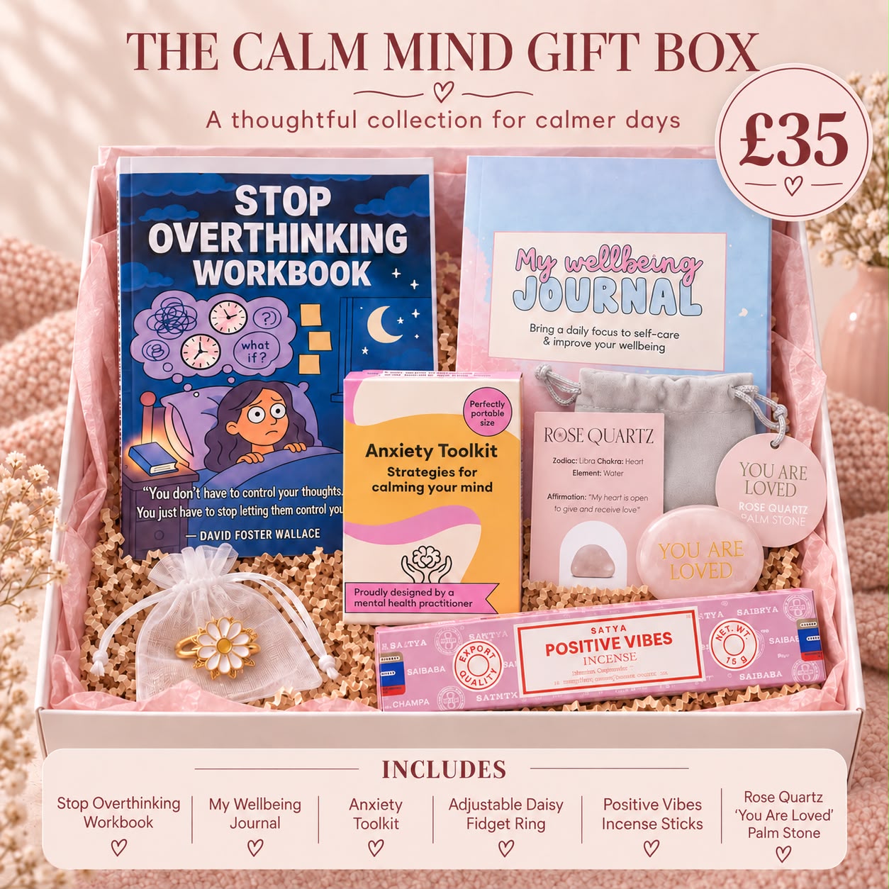The Calm Mind Gift Box Serenity healing gifts