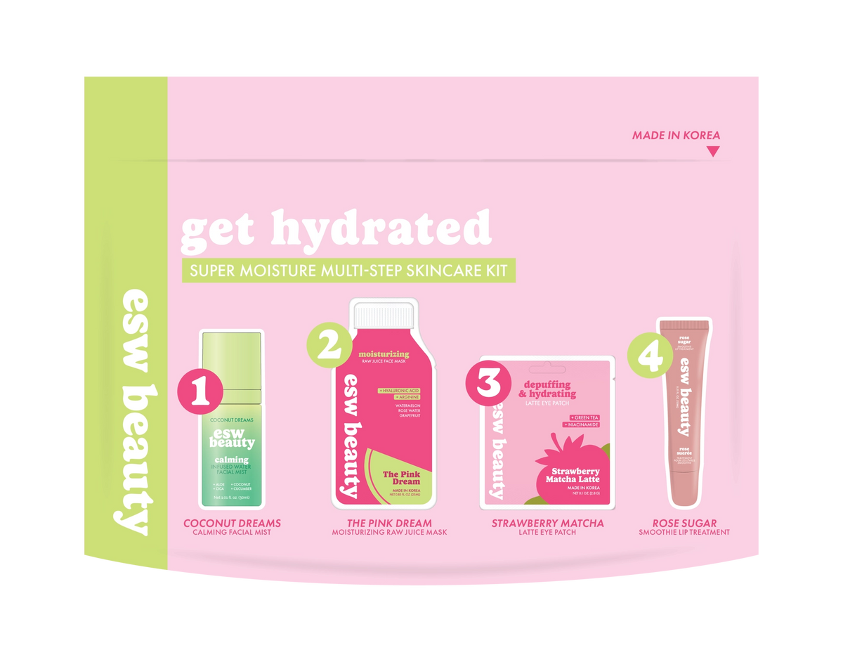 Get Hydrated Super Moisture Multi-Step Skin Kit Serenity healing gifts