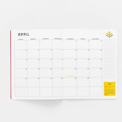 Scandinavian 12 Month Planner Serenity healing gifts