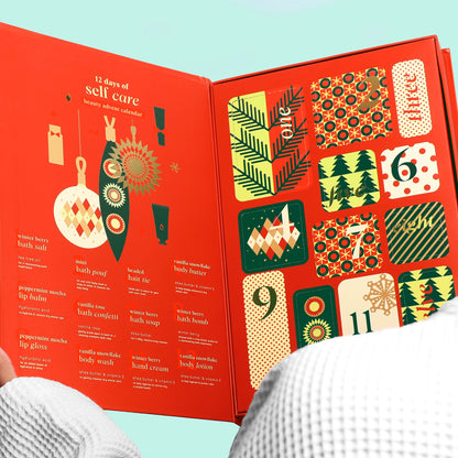 Self Care Beauty Advent Calendar 12 Days Serenity healing gifts