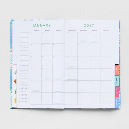 Blue Tiled Classic Planner Serenity healing gifts